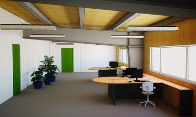 An office interior as a skill example.