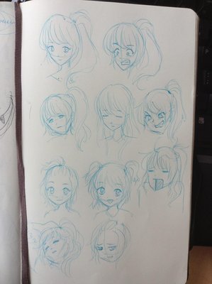 More sketches for Girl A