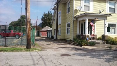 side street and house