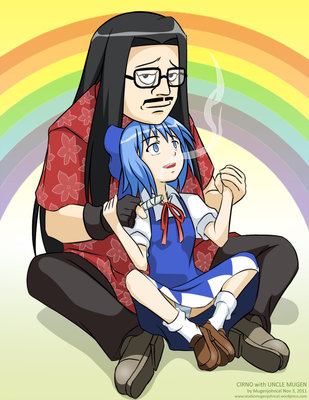 Cirno with Uncle Mugen.jpg