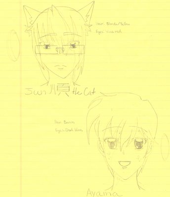 Sketch of Jun and Ayama