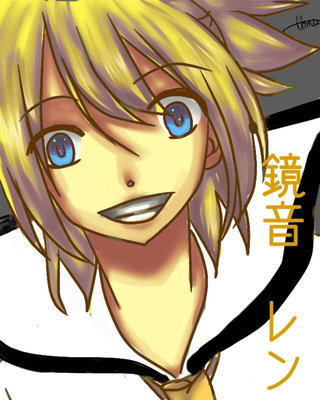kagamine ren...who doesn't look like ren at all. TToTT