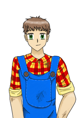 yes, his plaid is messed up on purpose XD