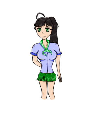 This is the main character for the VN I'm making.