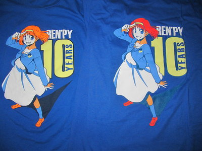 Old Renp'y shirt vs the new Renp'y shirt.