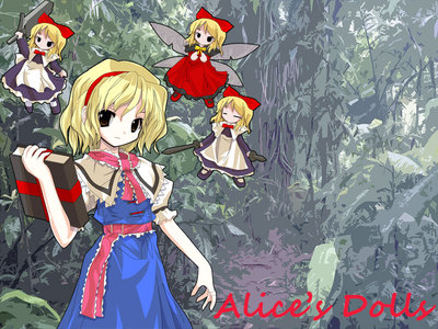 Main Menu of Alice's Dolls