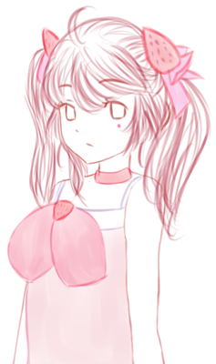 Yeah, I really don't know how to draw strawberries... Or ribbons orz