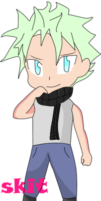 Hishen[Without Scarf Power Activated]<br />(Inspired by Natsu of Fairy Tail Design)