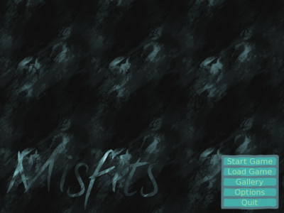 Main menu background (may undergo some modifications once the character artwork is complete)