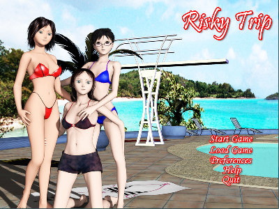 The title screen for Risky Trip