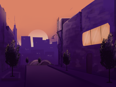 Another background for Shadow, this one closer to Sunset.