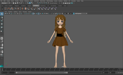 Clothes in maya