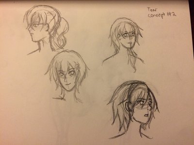 Same Character but with different Hair Styles.