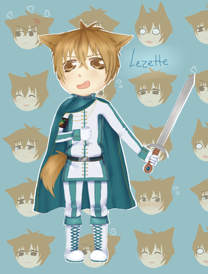 Chibi of Lezette from The Second Reproduction.  From deleted tumblr account.