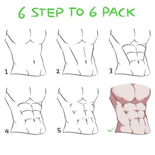 step by step for sixpack