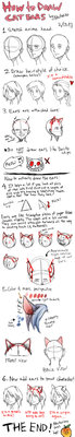 cat ears tutorial by Nectarino