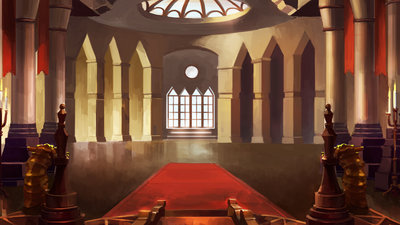 The Throne Room, from the perspective of someone seated on the throne...