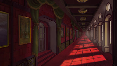 Main castle corridor! Excellent place to meet and greet the varied peoples of the realm...