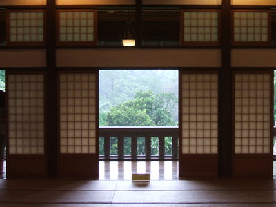 Second floor. This room was apparently used for relaxation and tea-drinking after taking a bath.