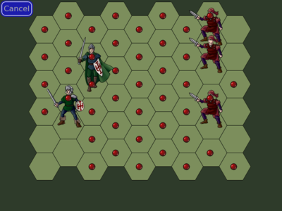 hex map line-of-sight example