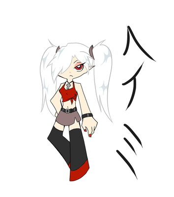 My OC/persona in the style of Panty &amp; Stocking with Garterbelt